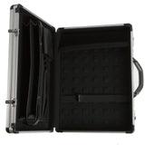 Alpine Swiss Executive Aluminum Briefcase Padded Laptop Briefcase For Men Hard Shell Attache Case Combo Lock Business Case