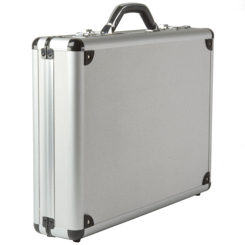 Alpine Swiss Executive Aluminum Briefcase Padded Laptop Briefcase For Men Hard Shell Attache Case Combo Lock Business Case