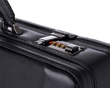 Alpine Swiss Mens Briefcase | Hard Side Business Case | Expandable Attache Case For Men | Dual Combination Locks | Padded Interior | Multi Organizer Pockets | Manufacturer’s Warranty