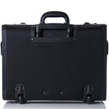 Alpine Swiss Rolling 17" Laptop Briefcase on Wheels Attache Lawyers Case Legal Size Black