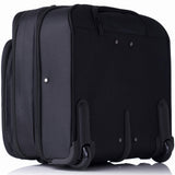 Alpine Swiss Rolling Laptop Briefcase Wheeled Overnight Carry on Bag Up to 15.6 Inches Notebook - Carries Legal Size Files