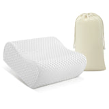 AM AEROMAX Travel Contour Memory Foam Pillow, Cervical Pillow for Neck Pain Relief, Neck Orthopedic Sleeping Pillows for Side, Back | Backpacks4Less