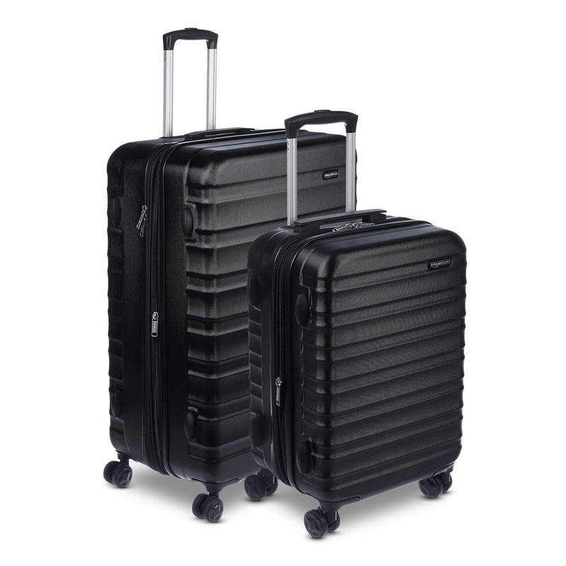 Amazon Basics 2-Piece Hardside Luggage Set (21" Carry-on, 30"), Expandable Suitcases with Spinner Wheels, Scratch-Resistant Surface, | Backpacks4Less
