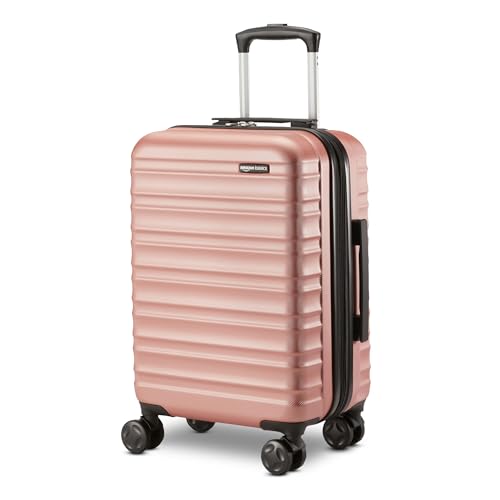 Amazon Basics 21" Hardside Carry-On Luggage with Multi-directional Wheels, Expandable for Up to 25% More Space, Scratch-Resistant | Backpacks4Less