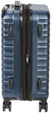 Amazon Basics 21" Hardside Carry - On Luggage with TSA Lock, Expandable, Organized Interior with Divider and Pockets, Spinner Wheels, Navy Blue