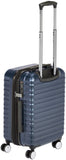 Amazon Basics 21" Hardside Carry - On Luggage with TSA Lock, Expandable, Organized Interior with Divider and Pockets, Spinner Wheels, Navy Blue