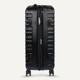 Amazon Basics 3-Piece Hardshell Luggage Set (21", 26", 30"), Scratch-Resistant Expandable Suitcases with Multi-directional Wheels and Telescoping Handle, Black