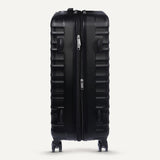 Amazon Basics 30" Hardside Large Checked Luggage, Hardshell Suitcase With Four Multi - directional Wheels, Expandable For Up to 15% More Space, Scratch - Resistant Shell, Black