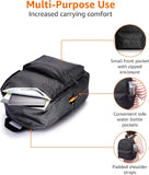 Amazon Basics Backpack for School, Travel, Study with Padded Adjustable Shoulder Straps, Spacious Compartment, Water Bottle Pockets, Durable Classic Design, Black