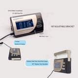 Amazon Basics Digital Postal Scale with Tare Function, Heavy Duty, Aluminium Platform, 440 lb Capacity, Digital Shipping, Portable, Black