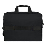 Amazon Basics Laptop Carrying Case with Shoulder Strap and Handle, Large Capacity, 15.6 in, Black