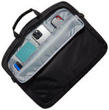 Amazon Basics Laptop Shoulder Bag with Compartments, 17.3 - inch, Black, Large Capacity, Fits Dell, HP, ASUS, Lenovo, MacBook Pro and more