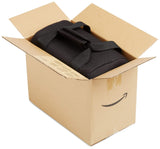 Amazon Basics Large DSLR Gadget Bag for Camera Storage with Shoulder Strap, Black with Grey Interior