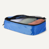 Amazon Essentials 4 - Piece Packing Cubes Travel Accessories Set, Space - Saving Luggage Organizers with Double Zipper, Mesh Top, Small/Medium/Large/Slim, Blue (Previously Amazon Basics)