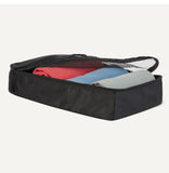 Amazon Essentials 4 - Piece Space - Saving Packing Cubes Travel Accessories Set, Luggage Organizer with Double Zipper, Mesh Top, Small/Medium/Large/Slim, Black (Previously Amazon Basics)