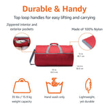 Amazon Essentials Duffel Bag, 25 inches, Red
