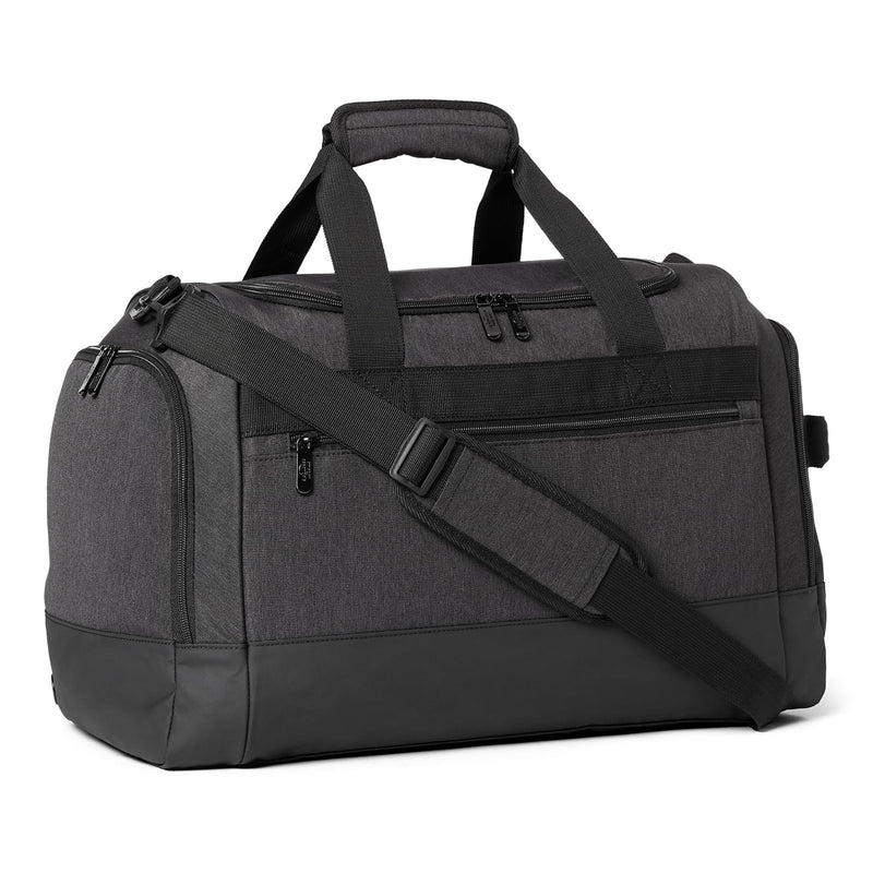 Amazon Essentials Lightweighted Carry - on Duffel with Wet pocket & Shoe Compartment 20 inches Black
