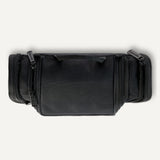 Amazon Essentials Spacious Toiletry Bag, Hanging Cosmetic Dopp Kit with Multiple Compartments, Durable 1680D Polyester, Large Capacity Storage, Compact Design, Black (Previously Amazon Basics)