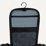 Amazon Essentials Spacious Toiletry Bag, Hanging Cosmetic Dopp Kit with Multiple Compartments, Durable 1680D Polyester, Large Capacity Storage, Compact Design, Black (Previously Amazon Basics)