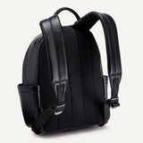 Amazon Essentials Women's Faux Leather Small Backpack Bag, Black, One Size