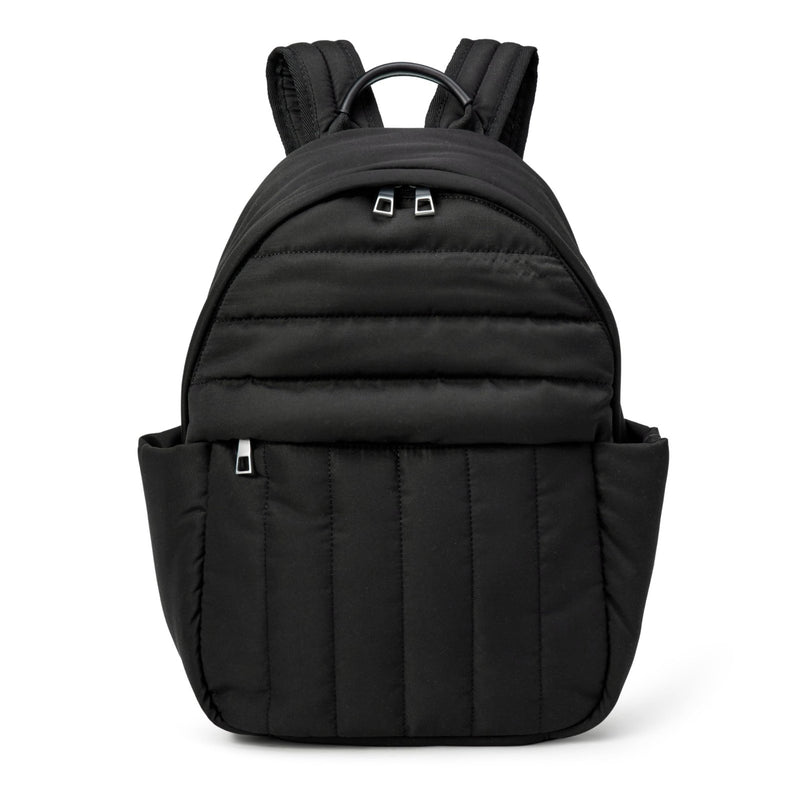 Amazon Essentials Women's Small Quilted Backpack, Black, One Size