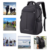 Amdtsaue Travel Laptop Backpack for Men, Water Resistant Backpack Airline Approved Business Work Bag with USB Charging Port