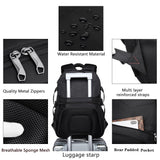 Amdtsaue Travel Laptop Backpack for Men, Water Resistant Backpack Airline Approved Business Work Bag with USB Charging Port