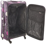 American Flyer Luggage Fireworks 5 Piece Spinner Set, Purple, One Size