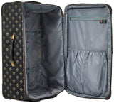 American Flyer Luggage Fleur De Lis 4 Piece Set, Black, One Size