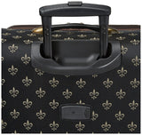 American Flyer Luggage Fleur De Lis 4 Piece Set, Black, One Size