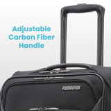 American Tourister 4 KIX 2.0 Softside Expandable Luggage with Spinners, Black, 3PC (CO/MED/LG)