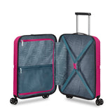 American Tourister Airconic Hardside Expandable Luggage with Spinners, Deep Orchid, 2PC SET (Carry - on/Large)