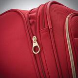 American Tourister Belle Voyage Softside Luggage with Spinner Wheels, Red, Carry - On 21 - Inch