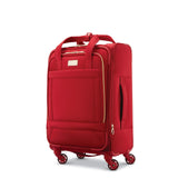 American Tourister Belle Voyage Softside Luggage with Spinner Wheels, Red, Carry - On 21 - Inch