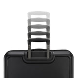 American Tourister Fathead Large Checked Luggage - Customize with Favorite Sports or Character Decal - Durable ABS Hardshell with 1.5" Expansion - 360° Spinner Wheels - RightHeight™ Handle - Black