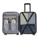 American Tourister Fathead Large Checked Luggage - Customize with Favorite Sports or Character Decal - Durable ABS Hardshell with 1.5" Expansion - 360° Spinner Wheels - RightHeight™ Handle - Black