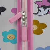 American Tourister Minnie Mouse Carry - On Luggage - Airline Approved, Durable Hardshell with Vibrant Minnie Mouse Design - Roll Confidentially with Spinner Wheels & Colorful Adjustable Handle