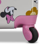 American Tourister Minnie Mouse Carry - On Luggage - Airline Approved, Durable Hardshell with Vibrant Minnie Mouse Design - Roll Confidentially with Spinner Wheels & Colorful Adjustable Handle