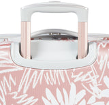 American Tourister Moonlight Hardside Expandable Luggage with Spinner Wheels, Ascending Gardens Rose Gold, Checked - Medium 24 - Inch