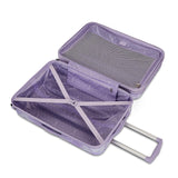American Tourister Moonlight Hardside Expandable Luggage with Spinner Wheels, Lavender Maze, Checked - Medium 24 - Inch