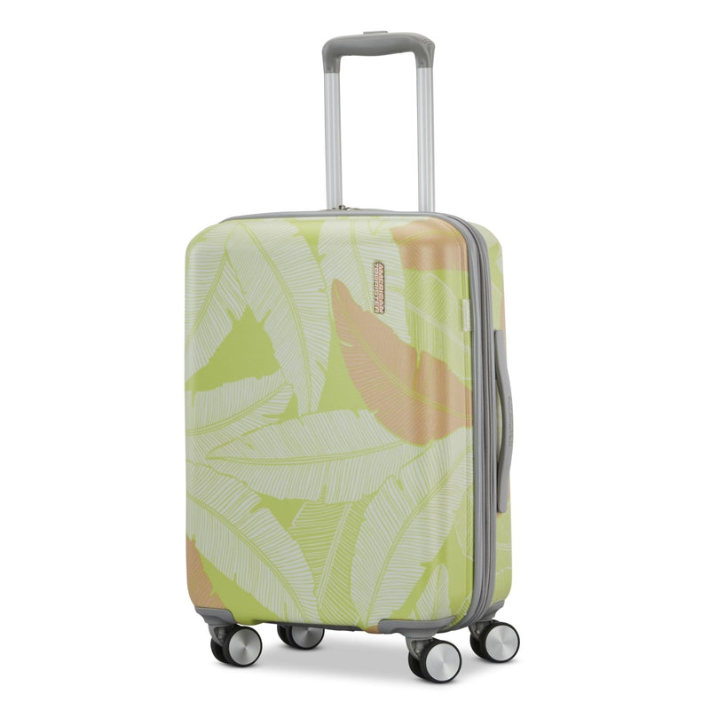 American Tourister Moonlight Hardside Expandable Luggage with Spinner Wheels, Palm, Carry - On 20 - Inch
