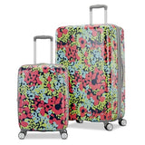 American Tourister Moonlight II Hardside Expandable Luggage with Spinner Wheels, Poppy Pattern, 2-Piece Set (20/28)