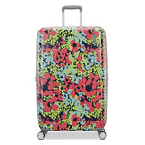 American Tourister Moonlight II Hardside Expandable Luggage with Spinner Wheels, Poppy Pattern, Large Checked Suitcase 28-Inch