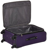 American Tourister Pop Max Softside Luggage with Spinner Wheels, Purple, 3 - Piece Set (21/25/29)