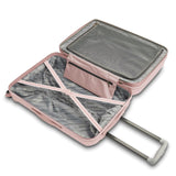 American Tourister Stratum 2.0 Expandable Hardside Luggage with Spinner Wheels, 2 - Piece Set 20/24, Pink Blush