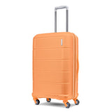 American Tourister Stratum 2.0 Expandable Hardside Luggage with Spinner Wheels, 24-Inch Checked-Medium, Papaya