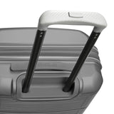 American Tourister Stratum 2.0 Expandable Hardside Luggage with Spinner Wheels, 2PC SET 20/24, Silver