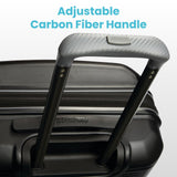 American Tourister Stratum 2.0 Expandable Hardside Luggage with Spinner Wheels, Checked - Large, Jade Green