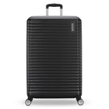 American Tourister Stratum 3.0 Large 28 - Inch Spinner, Airline Approved, Durable Hardside Luggage, Expands 1.5", RightHeight™ Adjustable Handle, Black
