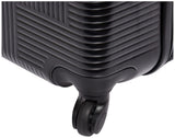 American Tourister Stratum XLT Expandable Hardside Luggage with Spinner Wheels, Jet Black, Checked - Large 28 - Inch